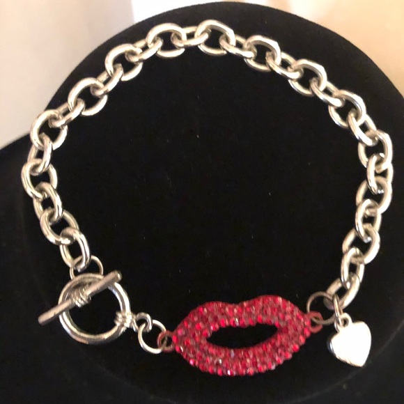 Jewelry - Rhinestone $$$ lip bracelet/anklet